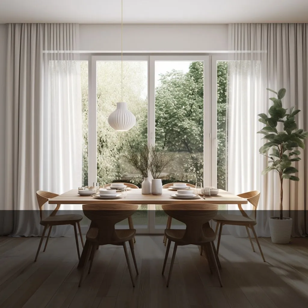 Scandinavian style curtains
