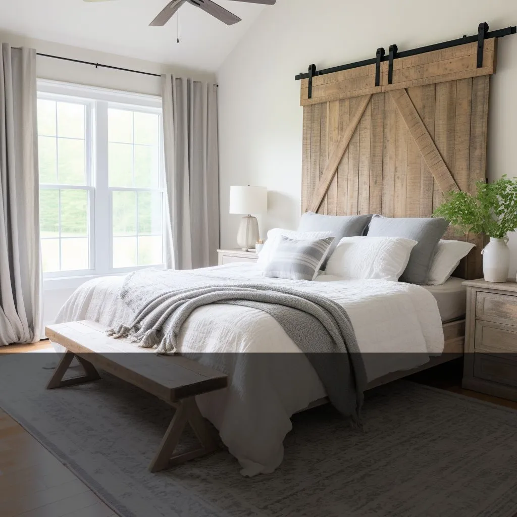 Modern farmhouse style curtains