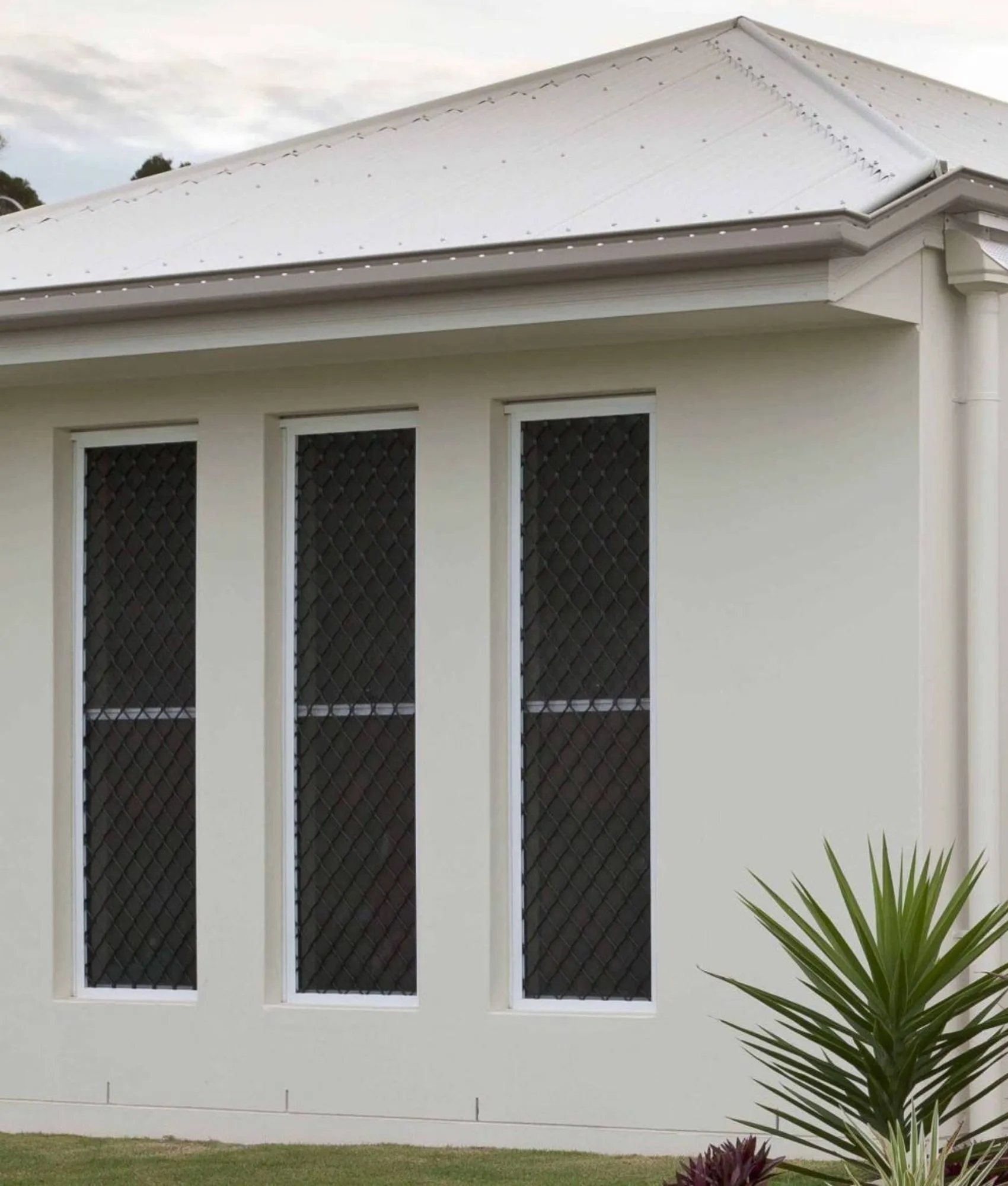 Security window screen