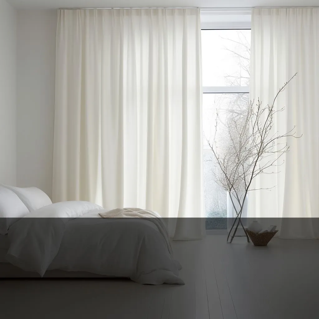 Minimalist style curtains