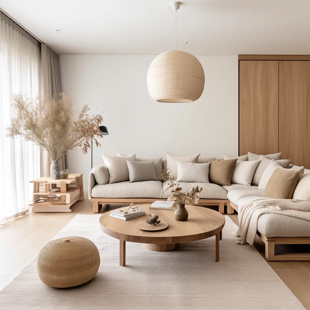 Curtains in a living space