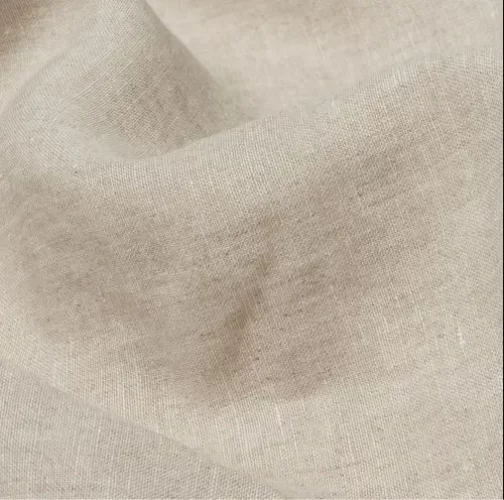 Linen curtain fabric