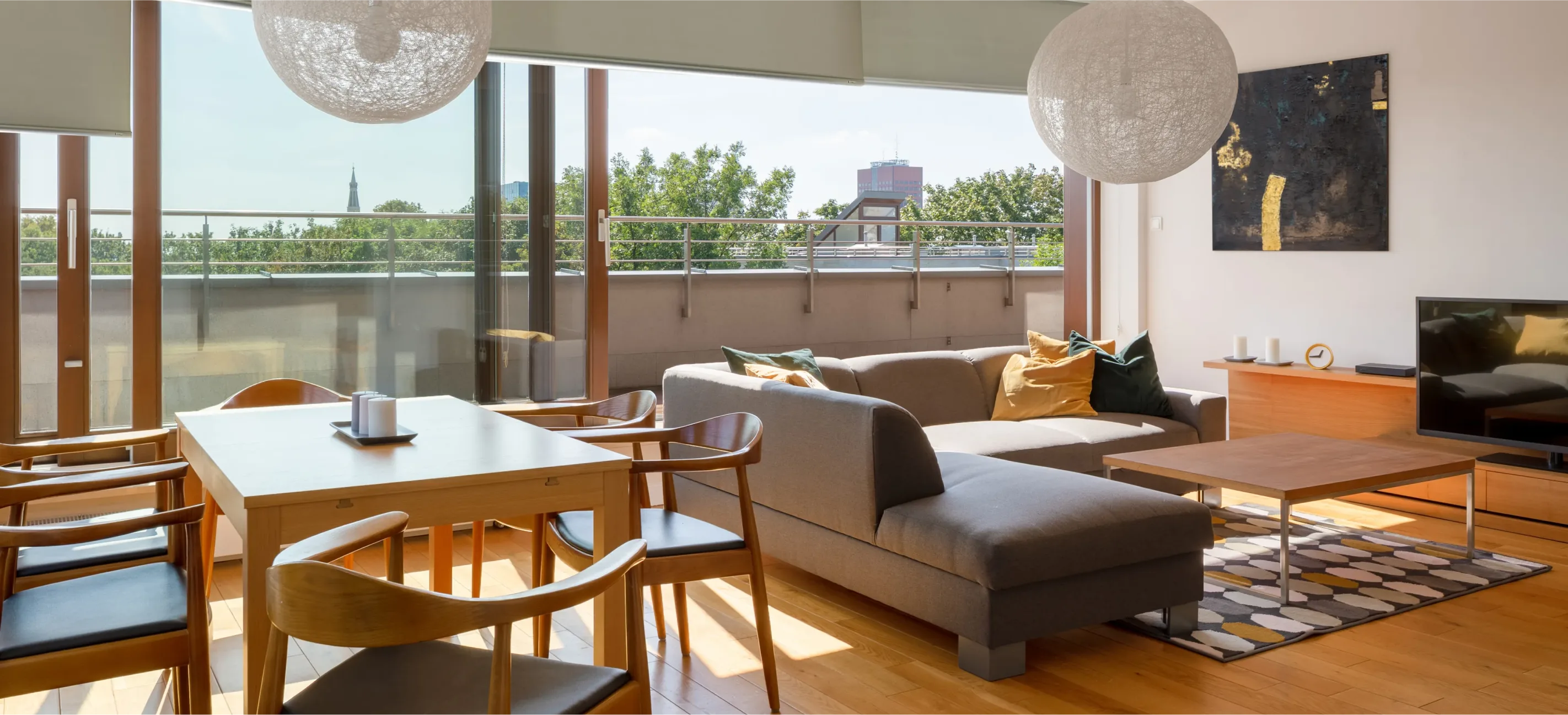 Roller blinds in an Adelaide home