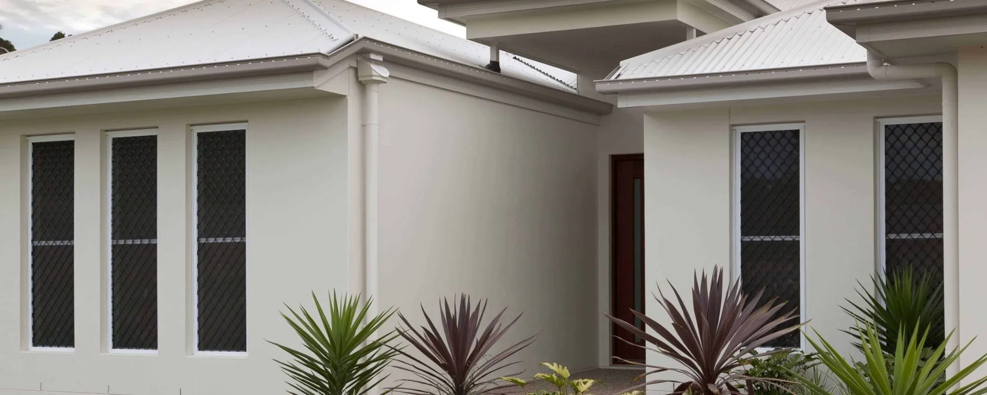 Security window screens on an Adelaide home