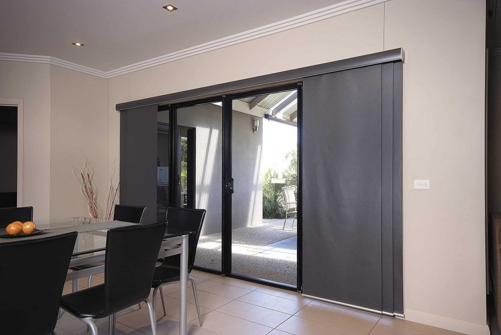 Stanbond SA - Blinds Adelaide - Image of panel glide doorway blind