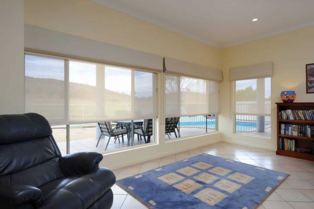 Stanbond SA - Blinds Adelaide - Image of home living room roman blinds
