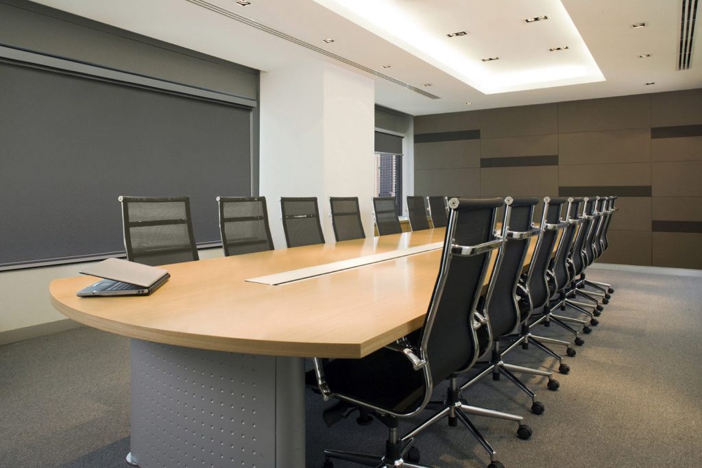 Stanbond SA - Commercial Blinds Adelaide - Image of conference room blinds