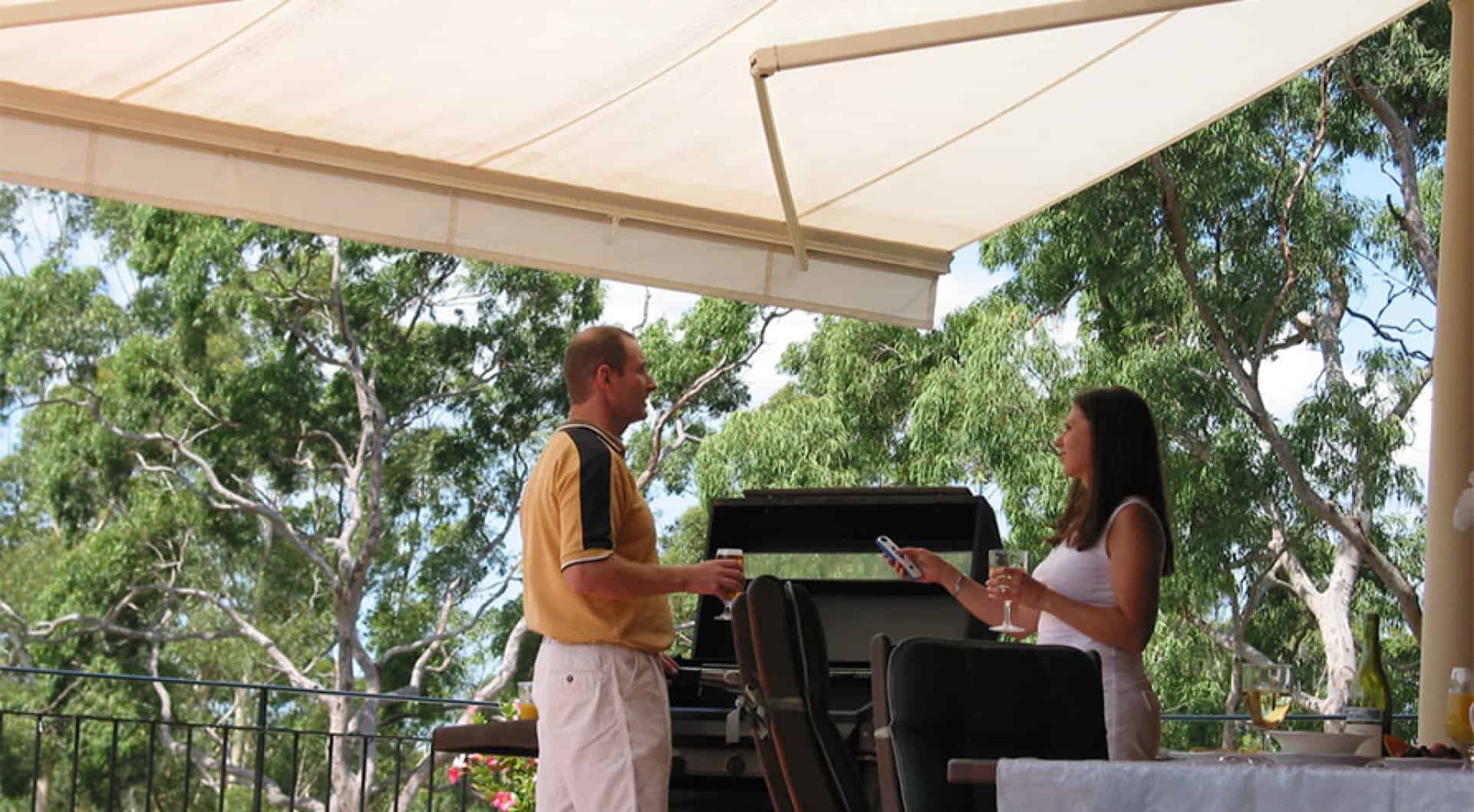 Stanbond SA - Outdoor Awnings Adelaide - Image of folding arm awnings