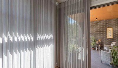 Stanbond SA - Indoor Blinds Adelaide - Image close up of Vertisheer blinds